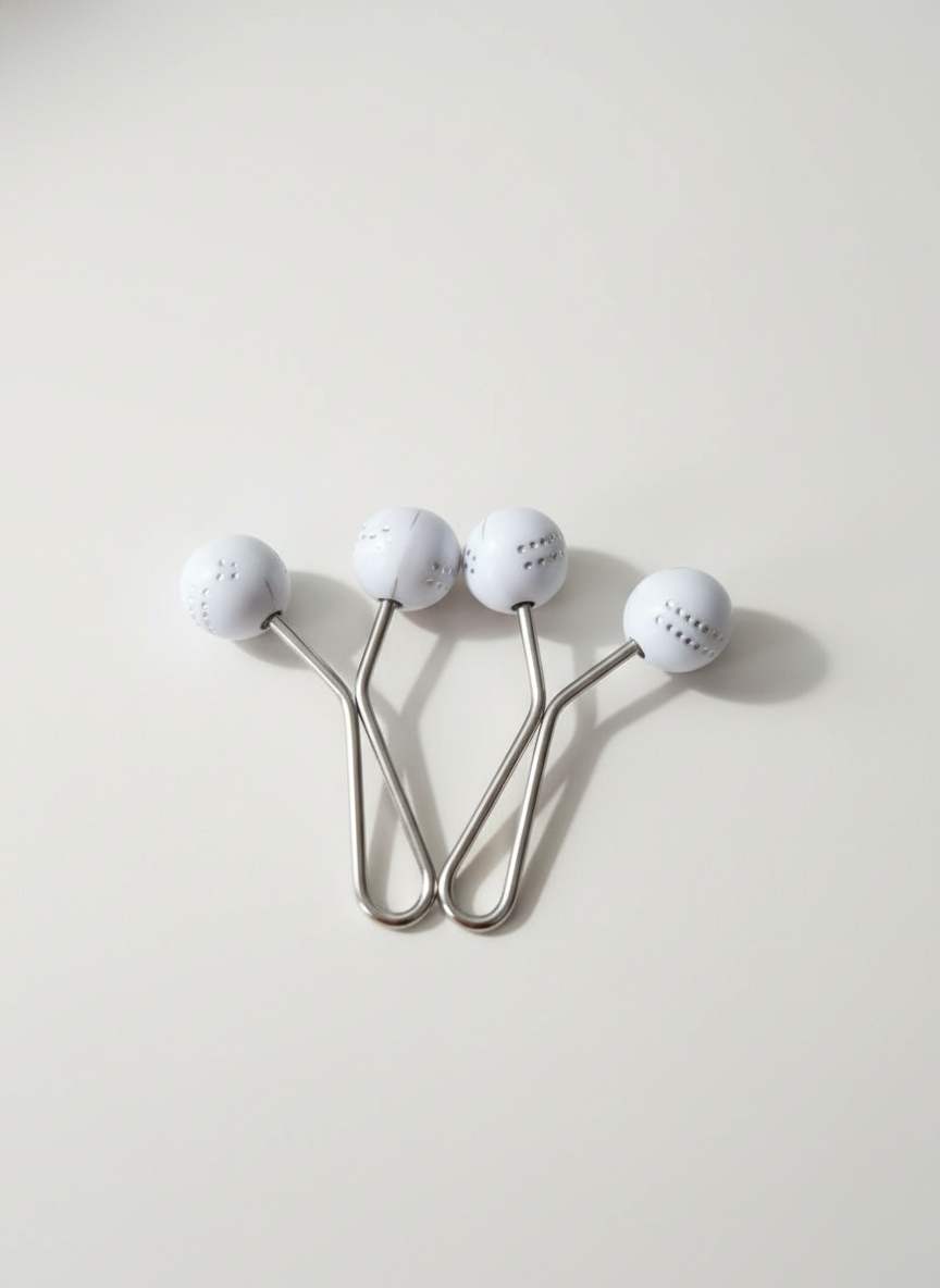 Jaida Turkish Clips-White pair