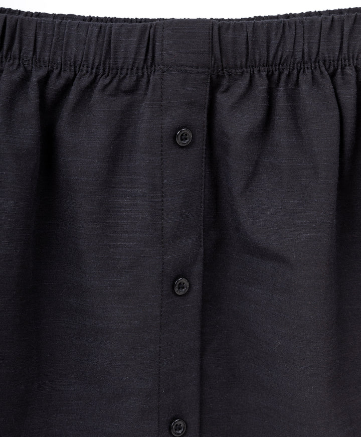 Lined Chemise Skirt – Black