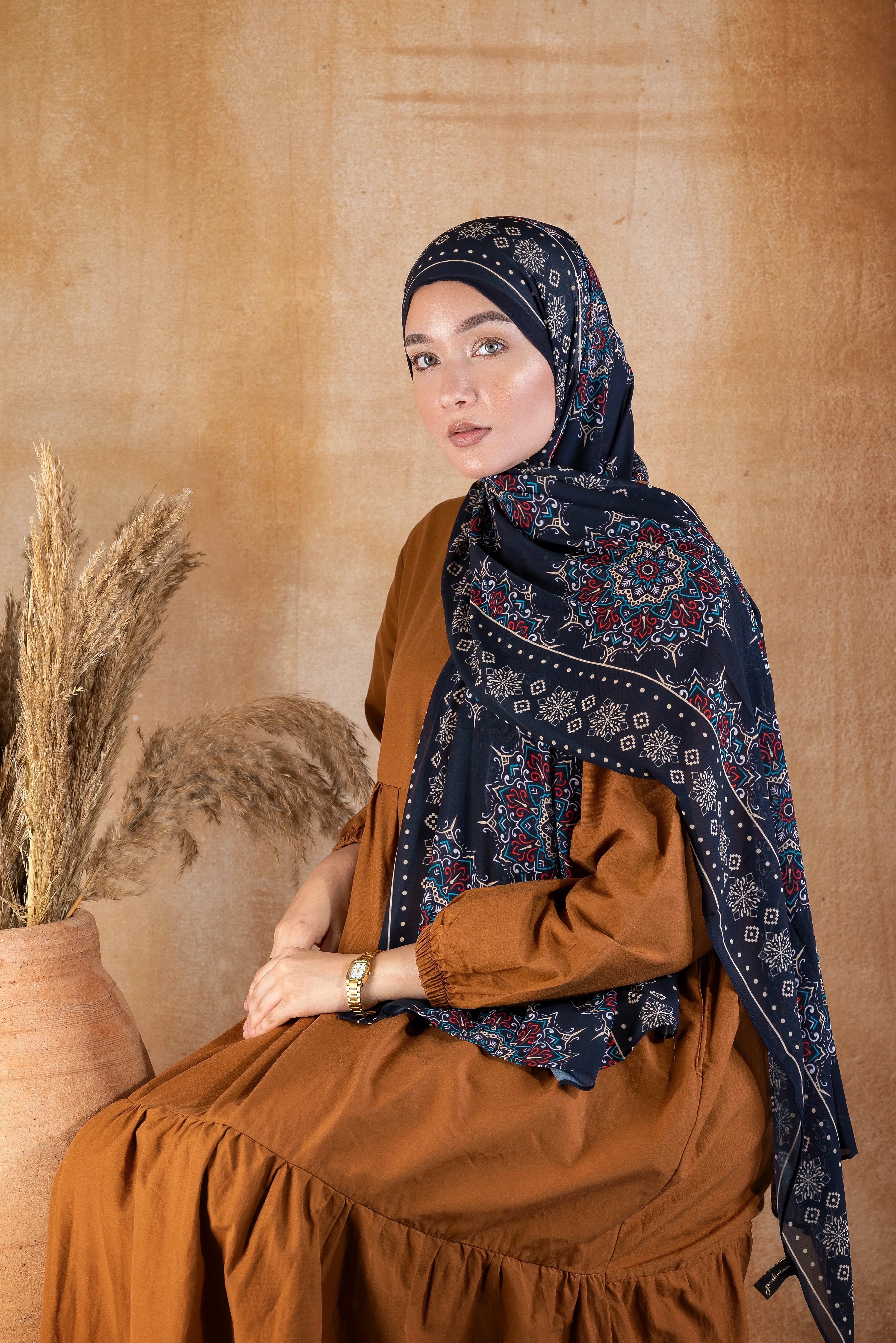 Andalusia luxury chiffon hijab — JAIDA