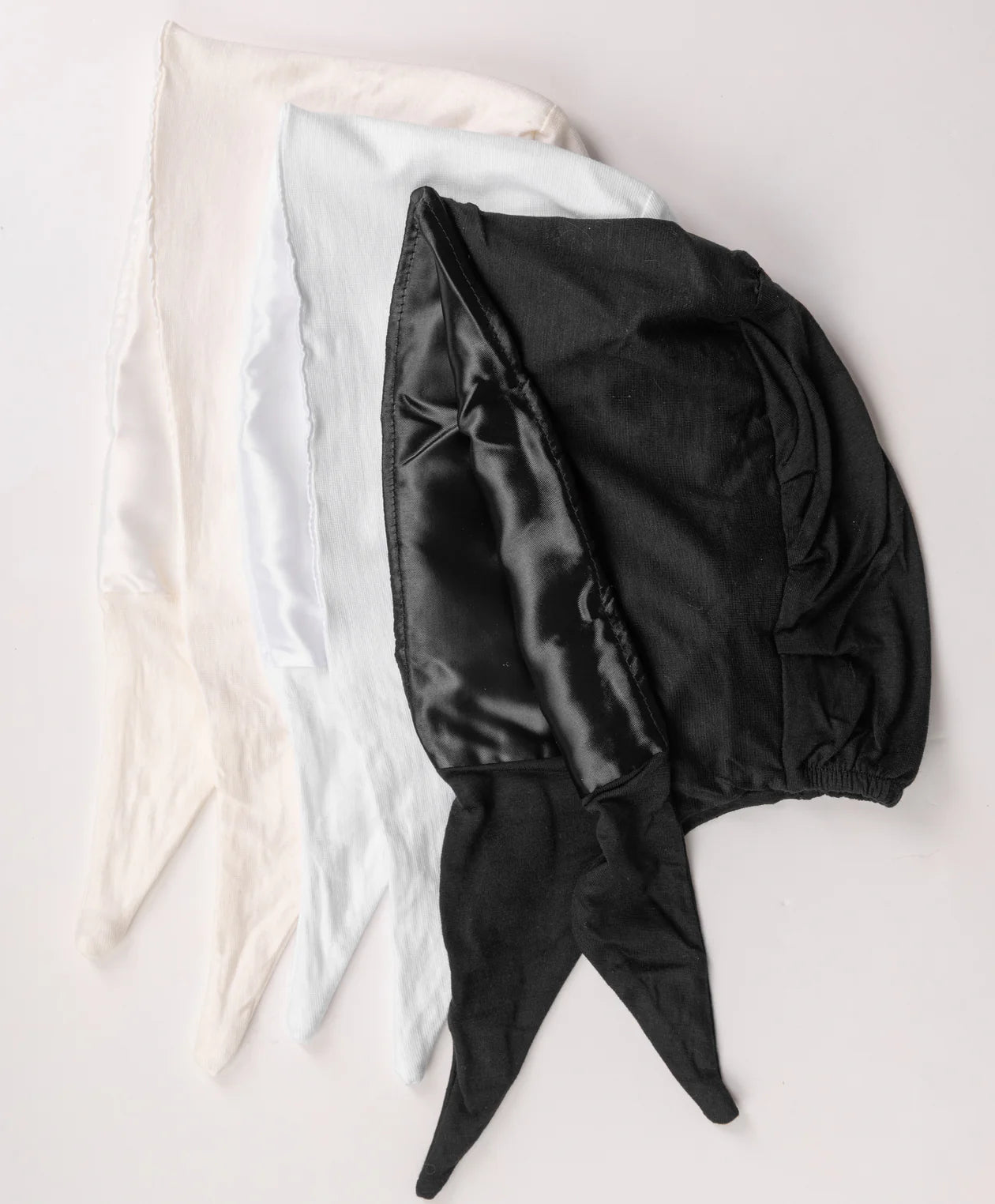 Jaida Inner Silk Under-scarf – silk tie-back under-scarf