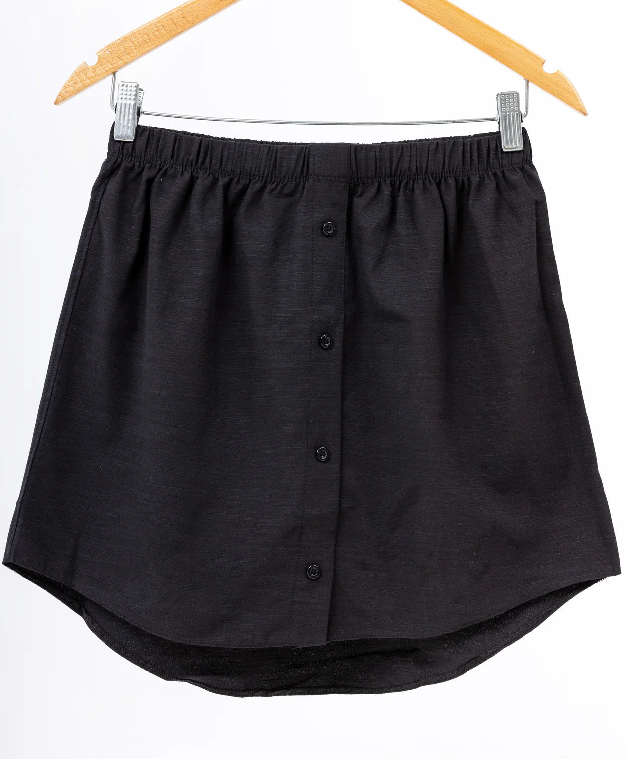 Lined Chemise Skirt – Black 
