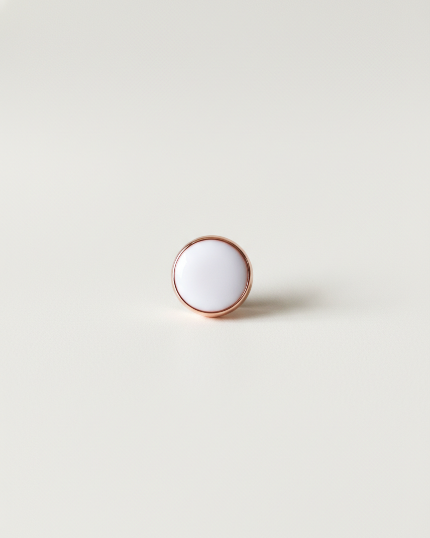 Pearl Halo (White/Rose Gold) Hijab Magnet