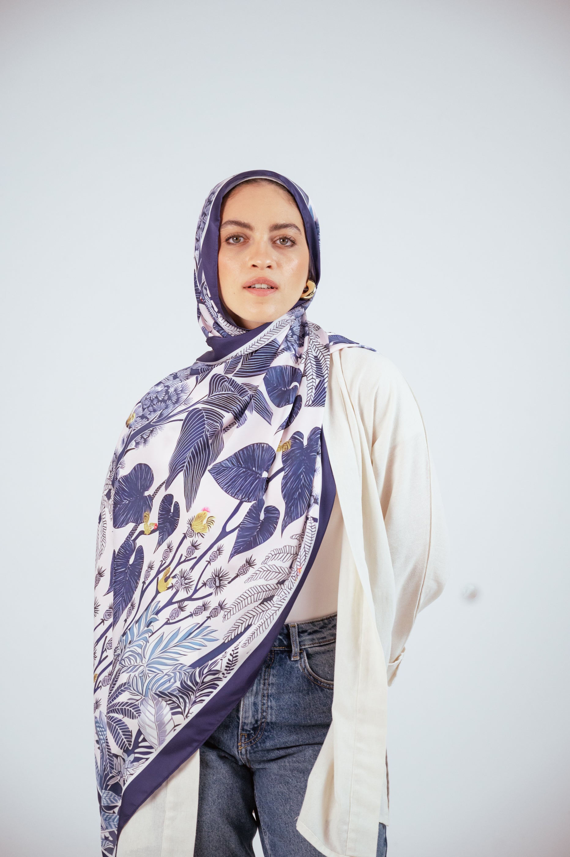 Close-up of Moonlight Oasis Satin Edition print details