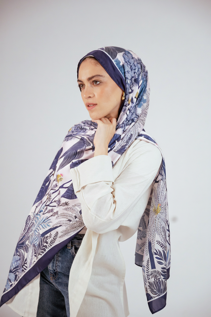 Moonlight Oasis Satin